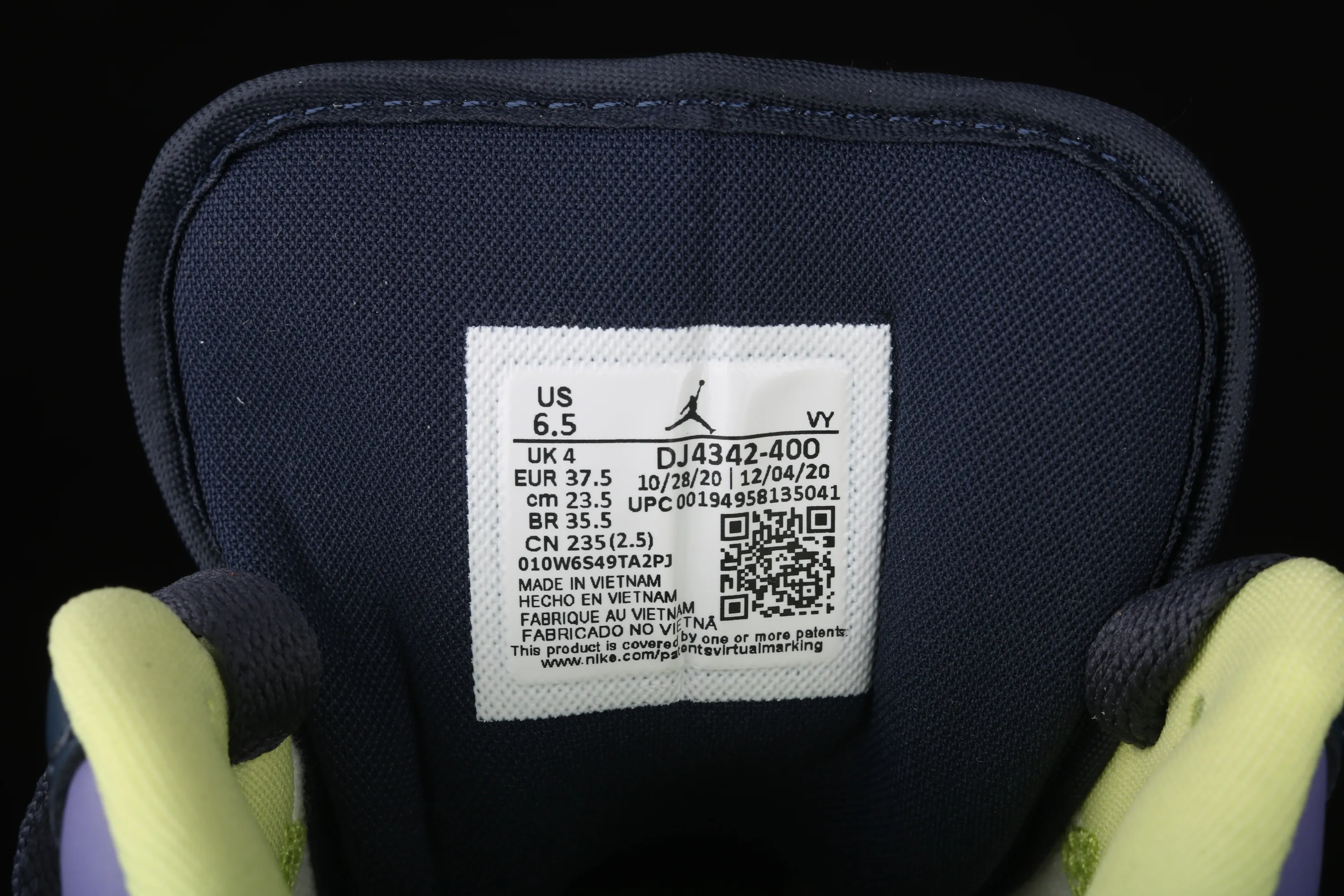 All categories Air Jordan Jordan series basketball shoes Air Jordan 1 Low G version pure original Air Jordan 1 Low AJ1 Joe 1 low-top mandarin duck color matching DJ4342-400